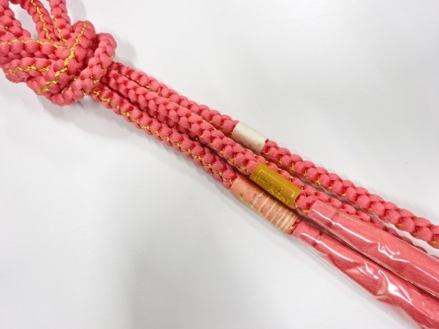 未使用品　正絹　手組帯締め